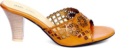 Marc Loire Women Tan Heels