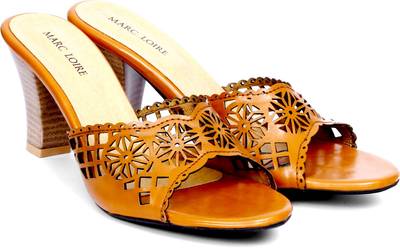 Marc Loire Women Tan Heels