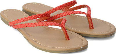 

People Women ORANGE Flats
