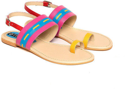 TEN Women Pink Sandals