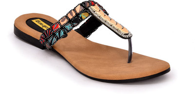 

Indirang Women Black Flats