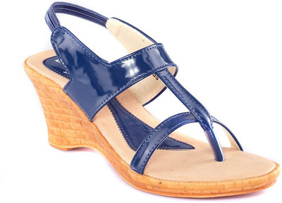 

Dolphin Miles Women Blue Wedges