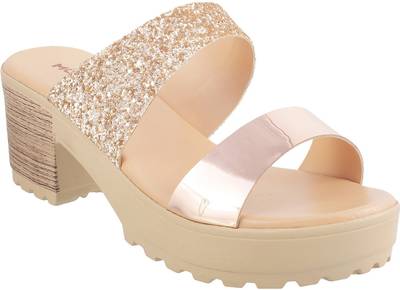 Mochi Women 22,Chikoo Heels