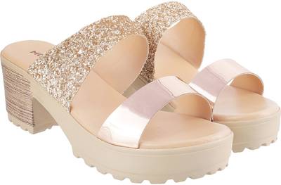 Mochi Women 22,Chikoo Heels