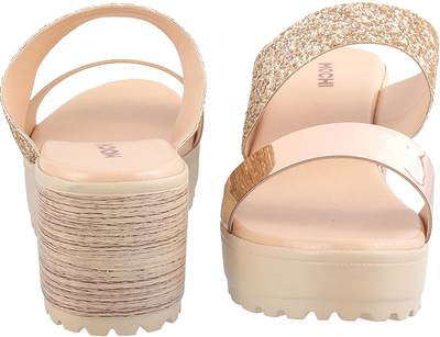 Mochi Women 22,Chikoo Heels