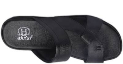 Hayst Men Black Sandals