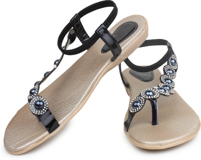 

Bonzer Women Black Flats