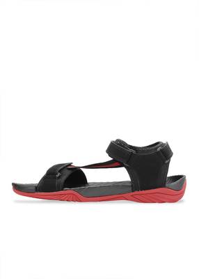 Puma Men black-high risk red Sports Sandals