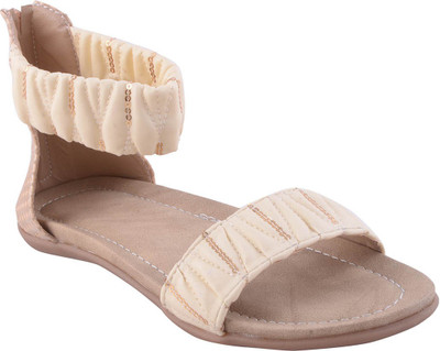 

Adorn Women Cream Flats