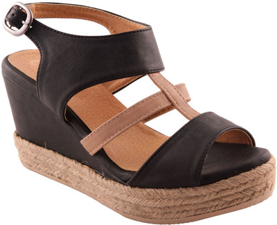 

Adorn Women Black Wedges