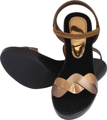 Lily Women Gold Heels