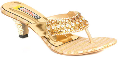 

Dolphin Miles Women Gold Heels