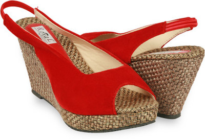 

Bora Bora Women Red Wedges