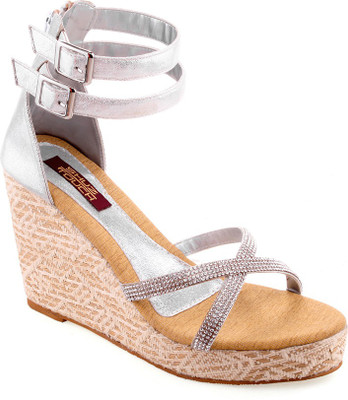 

Shuz Touch Women Silver Wedges