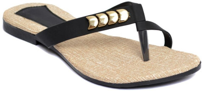 

Indirang Women Black Flats