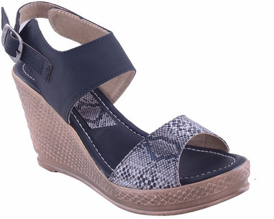 

Adorn Women Black Wedges