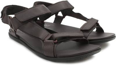 Clarks Men DARK BROWN Sandals