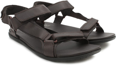 Clarks Men DARK BROWN Sports Sandals