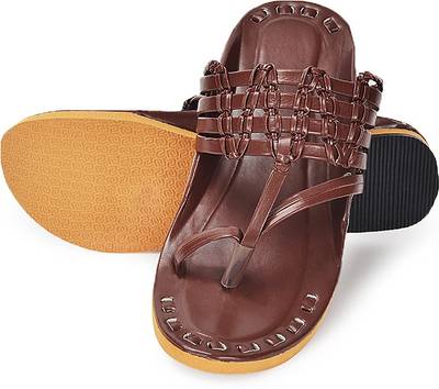 Paduki Men Maroon Sandals