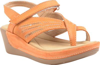 

Adorn Women Beige Wedges