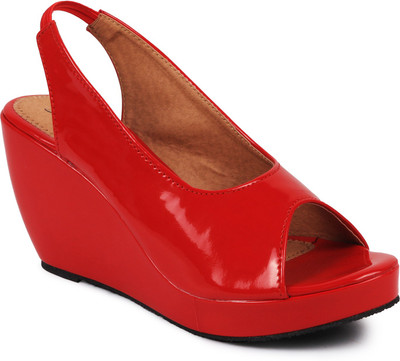 

Bellafoz Women Red Wedges