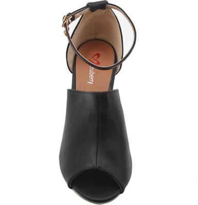 Shuberry Women Black Heels