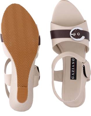 Gaziano Women Beige Heels