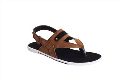 Shoegaro Men Black Sandals