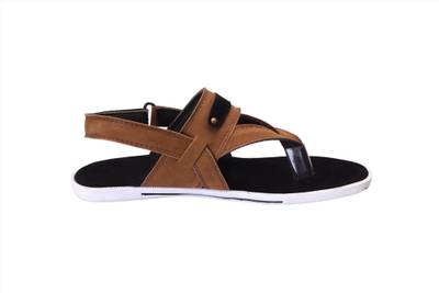 Shoegaro Men Black Sandals