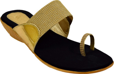 

Stepee Women Gold Sandals
