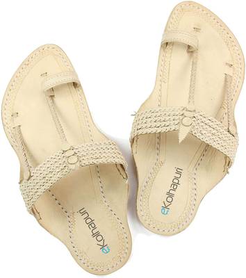 eKolhapuri Men Yellow Sandals