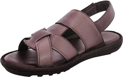 

Feather Leather Men Brown Casual