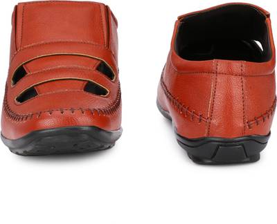 HNT Men Tan Sandals