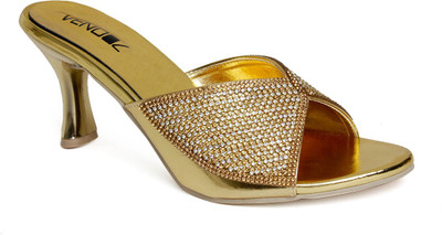 

Vendoz Women Golden Heels