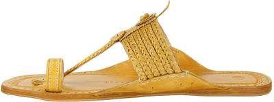 eKolhapuri Men Yellow Sandals