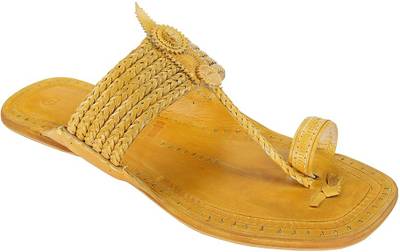 eKolhapuri Men Yellow Sandals
