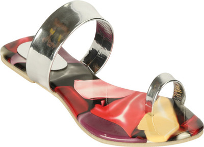 

Zachho Women Silver Flats