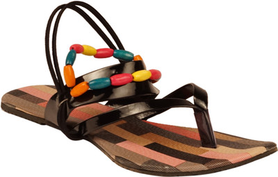 

Zachho Girls Flats(Black