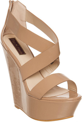 

Flat n Heels Women Khaki Wedges