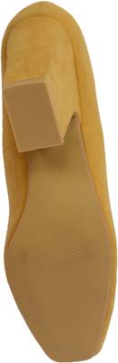 OLMIITE Women Yellow Heels