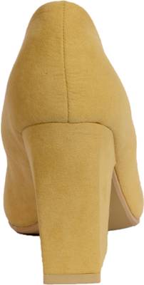 OLMIITE Women Yellow Heels