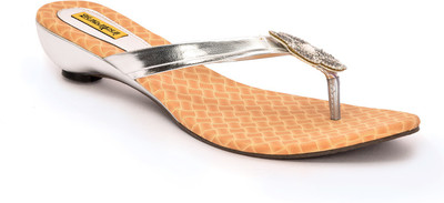 

Indirang Women Silver Flats