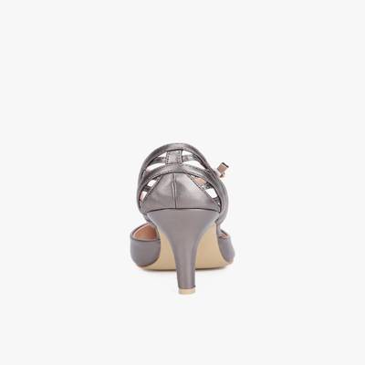 Addons Women Gunmetal Heels