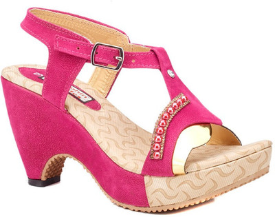 

Dolphin Miles Women Pink Heels