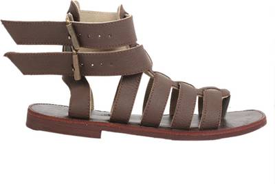 Stiletto Men Brown Sandals