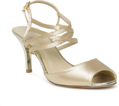 Addons Women Gold Heels