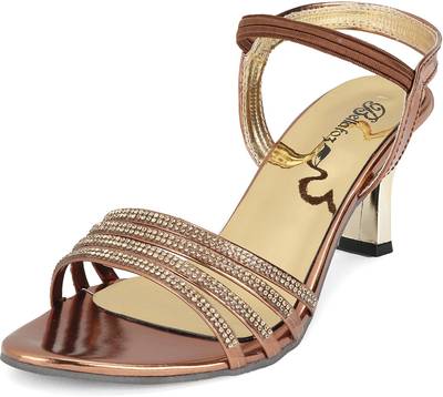 Bellafoz Women COPPER Heels