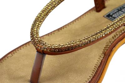 Leatherwood1 Women Gold Heels