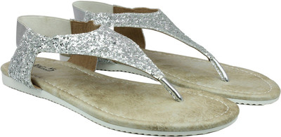 

Inc.5 Women SILVER Flats