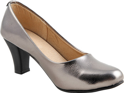 

Adorn Women Gunmetal Heels